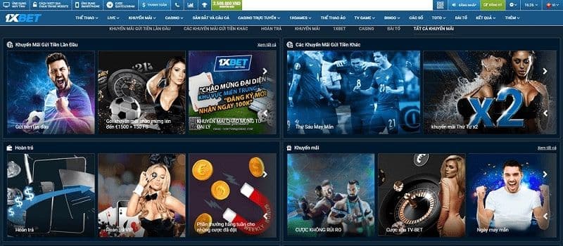 1XBET - The Online Casino Website