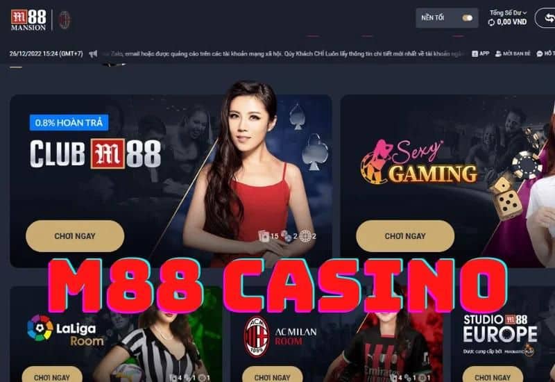 M88 - A Leading Online Casino